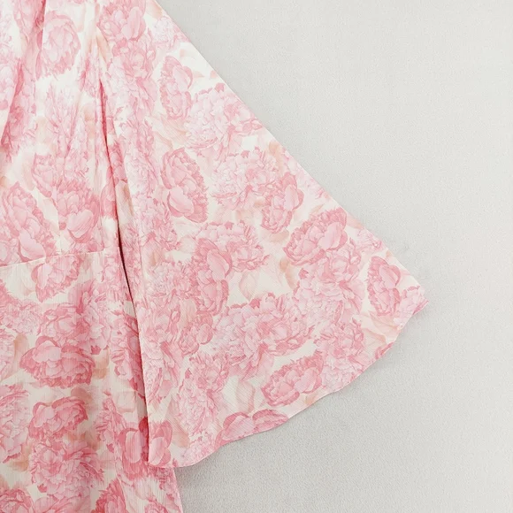 Sachin + Babi Pink Floral One-Shoulder Maxi Dress - Picture 6 of 10